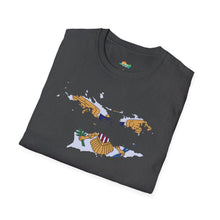 Load image into Gallery viewer, USVI ISLAND FLAG T-SHIRT