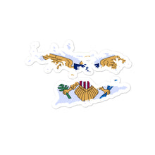 Load image into Gallery viewer, USVI Bubble-free stickers
