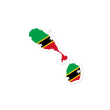 Load image into Gallery viewer, ST. KITTS & NEVIS Bubble-free stickers