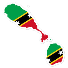 Load image into Gallery viewer, ST. KITTS & NEVIS Bubble-free stickers