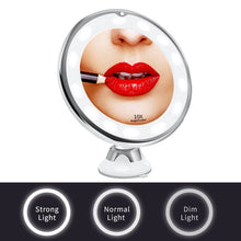 Load image into Gallery viewer, LED Mirror Light Makeup Mirror with Led Light Flexible 10X Magnifying Mirrors Light