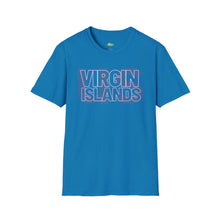 Load image into Gallery viewer, US VIRGIN ISLANDS OVERLAID TEE
