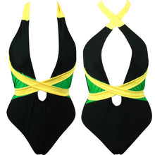 Load image into Gallery viewer, JAMAICA Black 1pc Monokini
